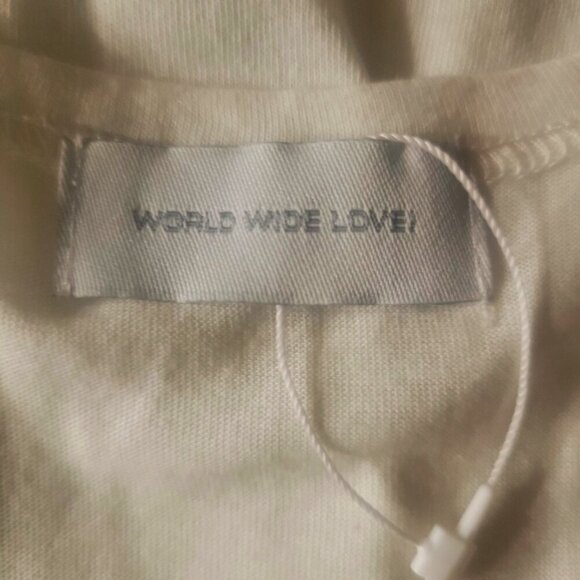 NWOT! World Wide Love White Sleeveless Cotton Knit Lace Overlay Dress - Size S - Picture 8 of 12